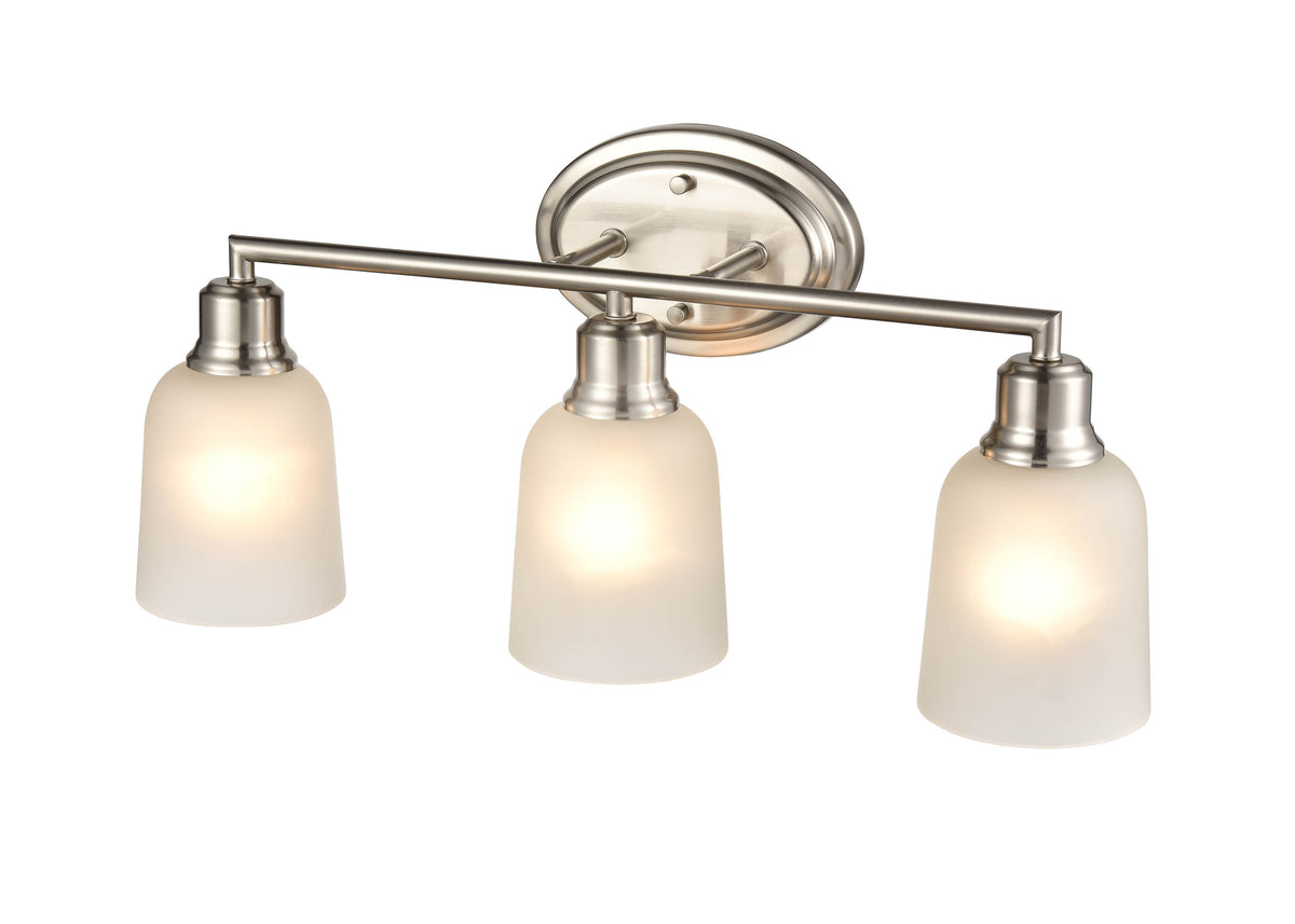 22'' Amberle Brushed Nickel 3 Light Bath Vanity