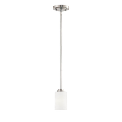 7'' Bristo Satin Nickel 1 Light Pendant