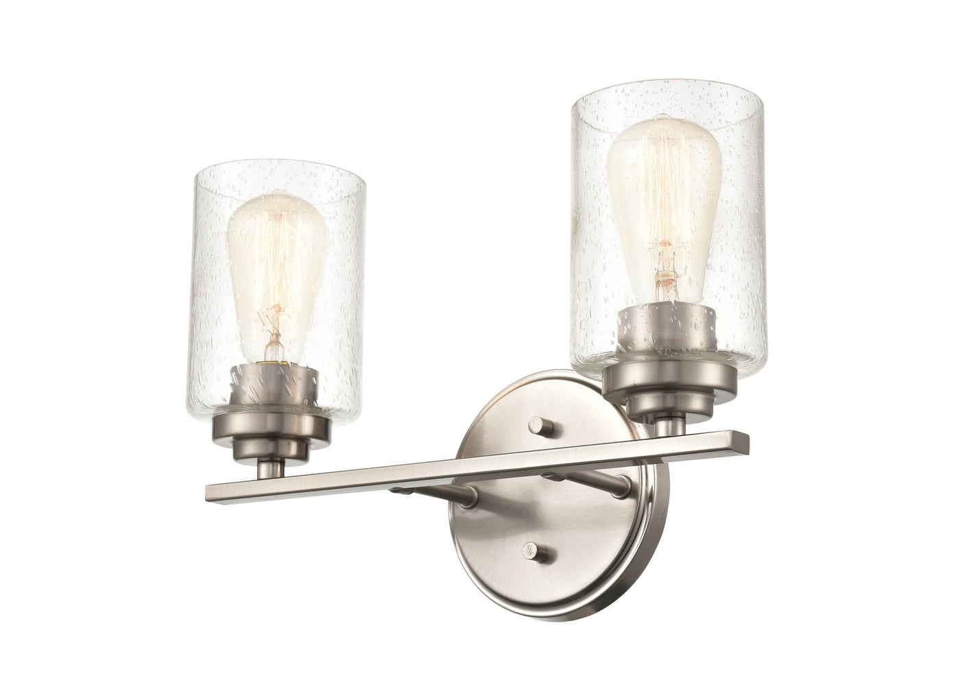 14.25'' Moven Satin Nickel 2 Light Bath Vanity
