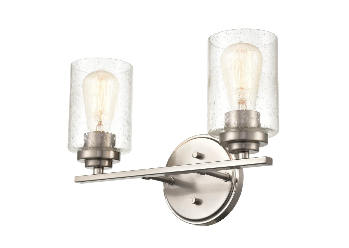 14.25'' Moven Satin Nickel 2 Light Bath Vanity