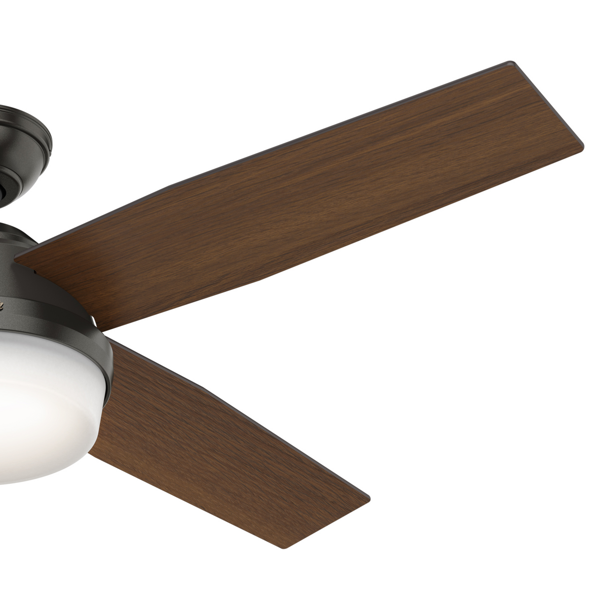 52 inch Dempsey Noble Bronze Ceiling Fan with LED Light Kit and Handheld Remote