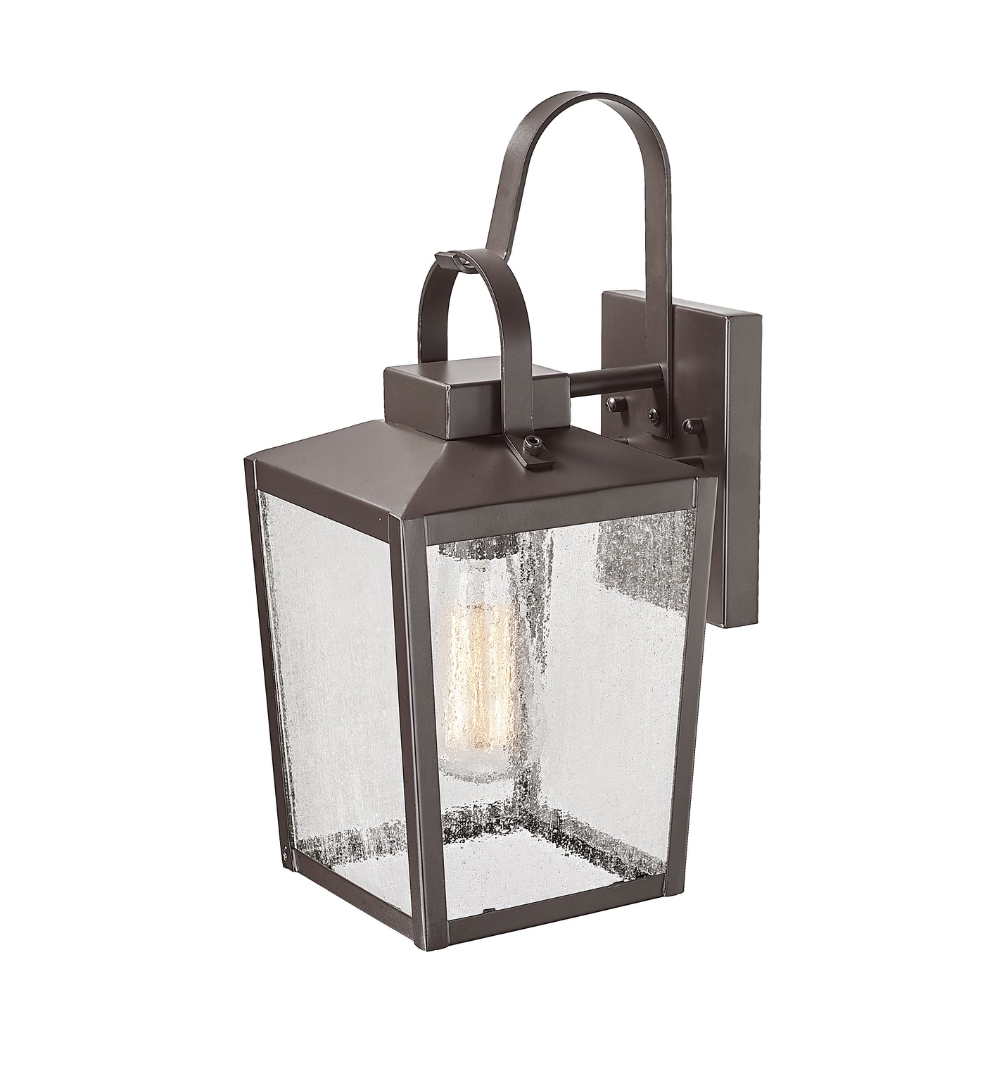 16-inch Devens Powder Coated Bronze 1-Light Outdoor Wall Sconce