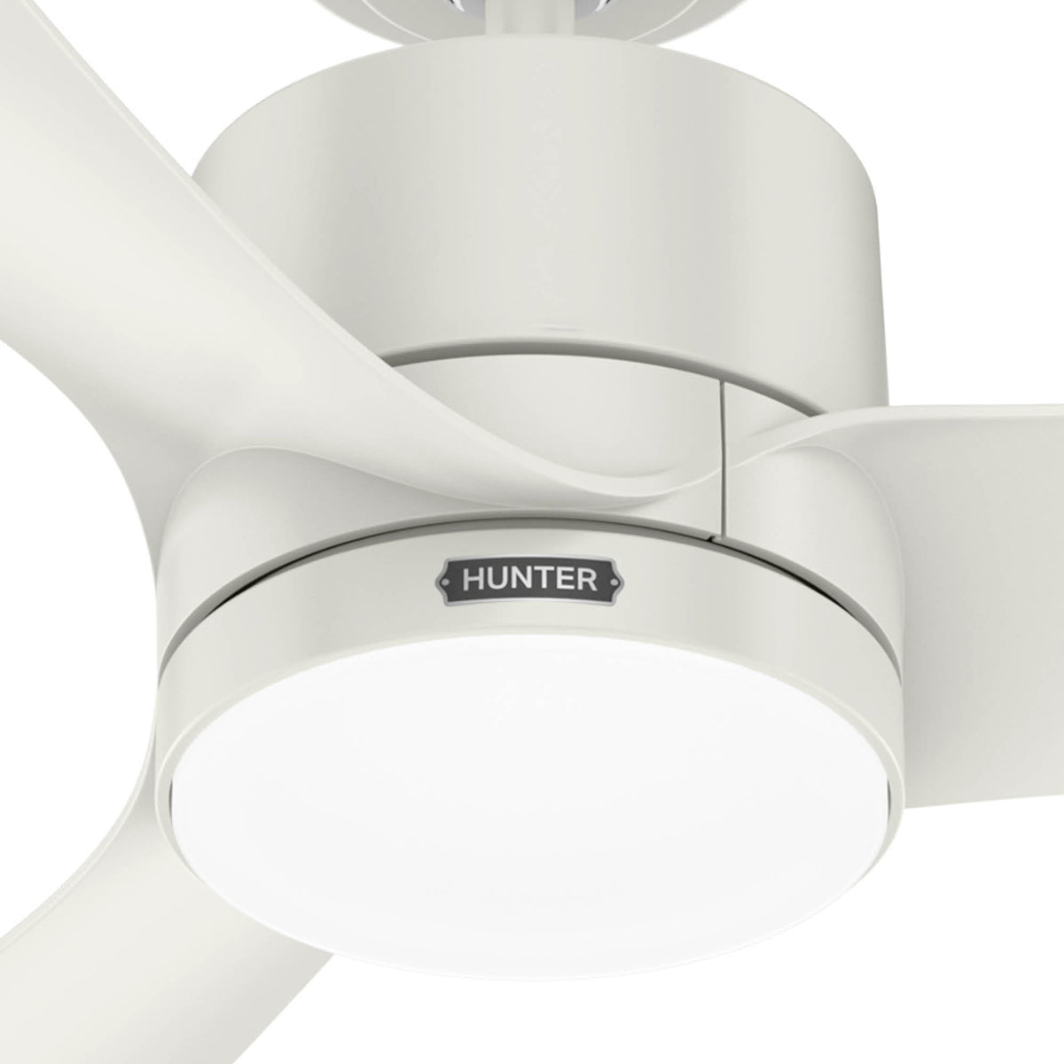 52 inch Bolsa Fresh White Ceiling Fan with LED Light Kit and Handheld Remote