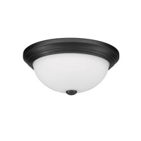 5.75'' Kipson Matte Black 2 Light Flush Mount