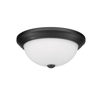 5.75'' Kipson Matte Black 2 Light Flush Mount
