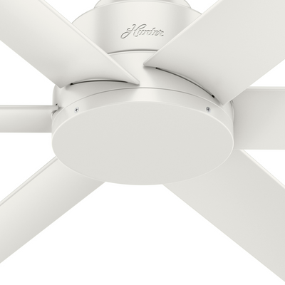 44 inch Kennicott Fresh White Damp Rated Ceiling Fan and Wall Control