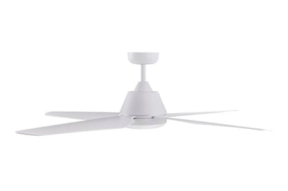 Aria 52 Inch White Fan with 1 Light and Remote
