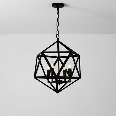Amazon 4 Light Black Pendant Light