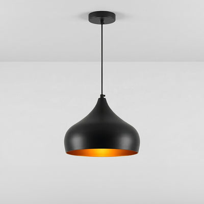 Dynamic 1 Light 13in Black Pendant Light