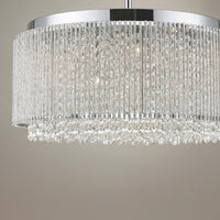 Claire 12 Light Chrome Chandelier