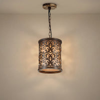 Nicole Brushed Mini Pendant Drum Light