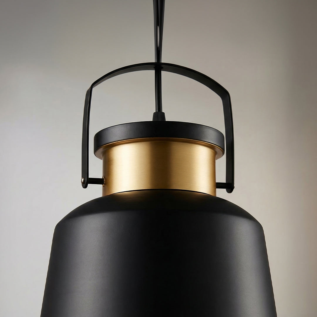 Elisa 1 Light Black Pendant