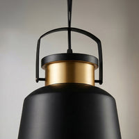 Elisa 1 Light Black Pendant