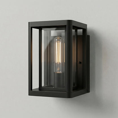 Mulvane 1 Light Black Outdoor Wall Light