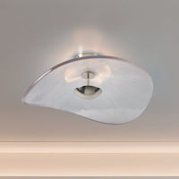 Novella 24-inch Polished Nickel LED Convertible Pendant with Clear Ribbed Glass Shade