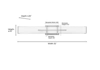 32'' Tocco Brushed Nickel  Vanity Light