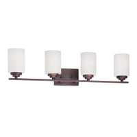 31.13'' Durham Rubbed Bronze 4 Light Bath Vanity