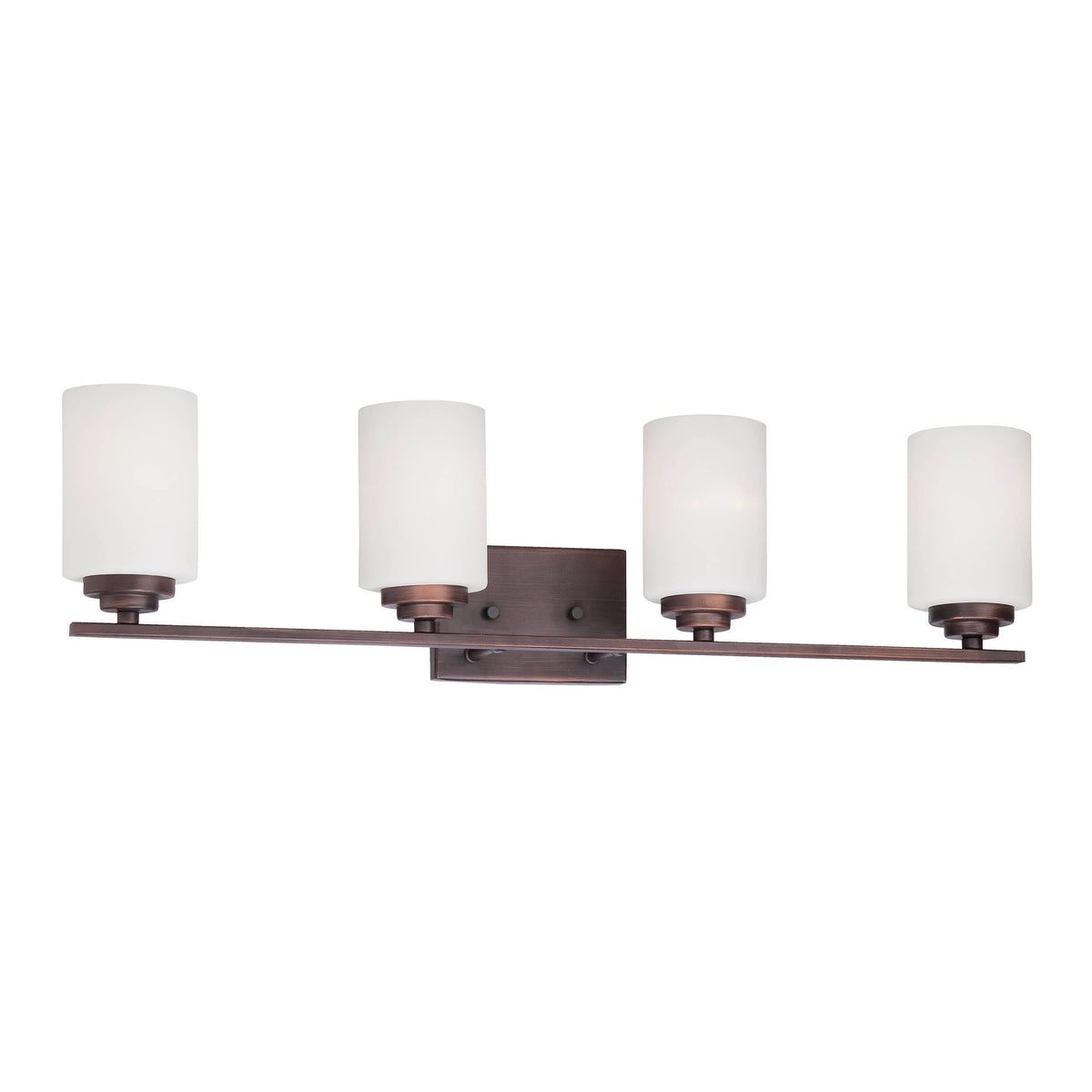 31.13'' Durham Rubbed Bronze 4 Light Bath Vanity