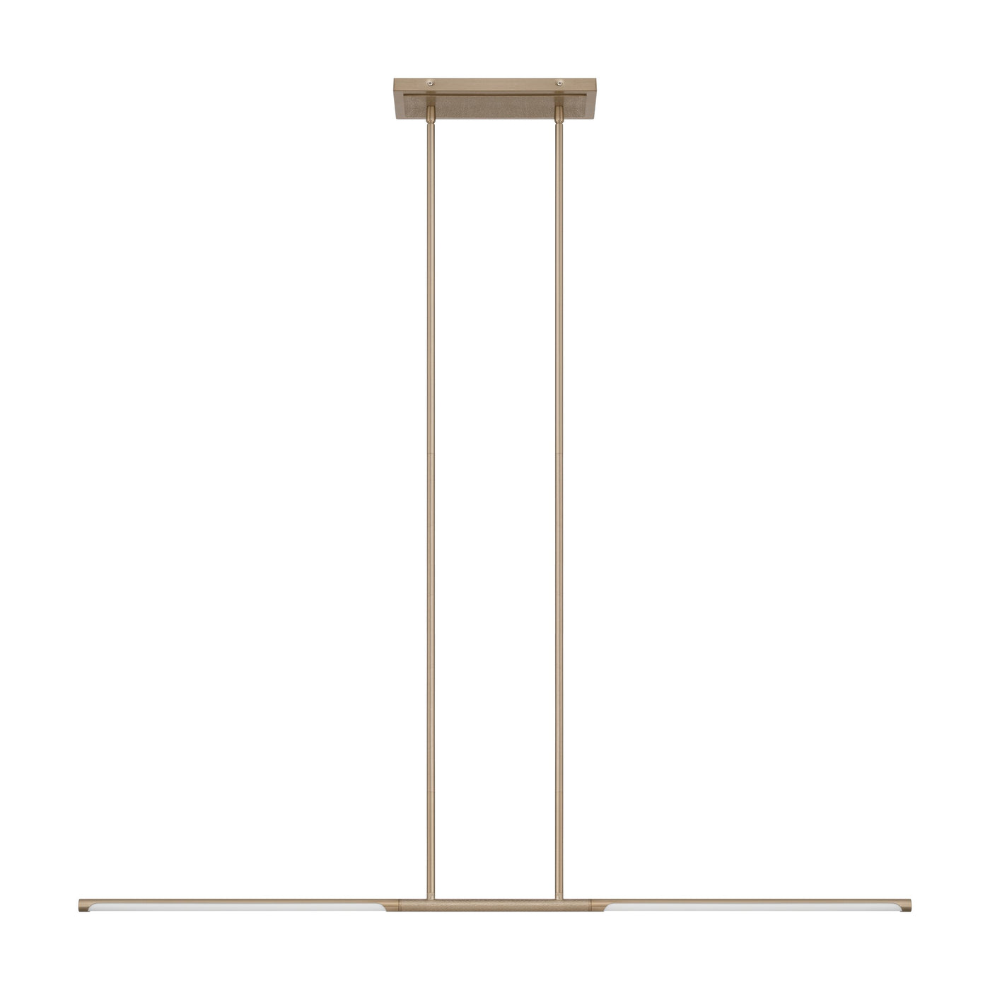 Overture 48-inch 2-light Champagne Gold 5CCT LED Linear Chandelier