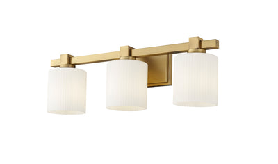 22'' Abelson Vintage Brass 3 Light Bath Vanity