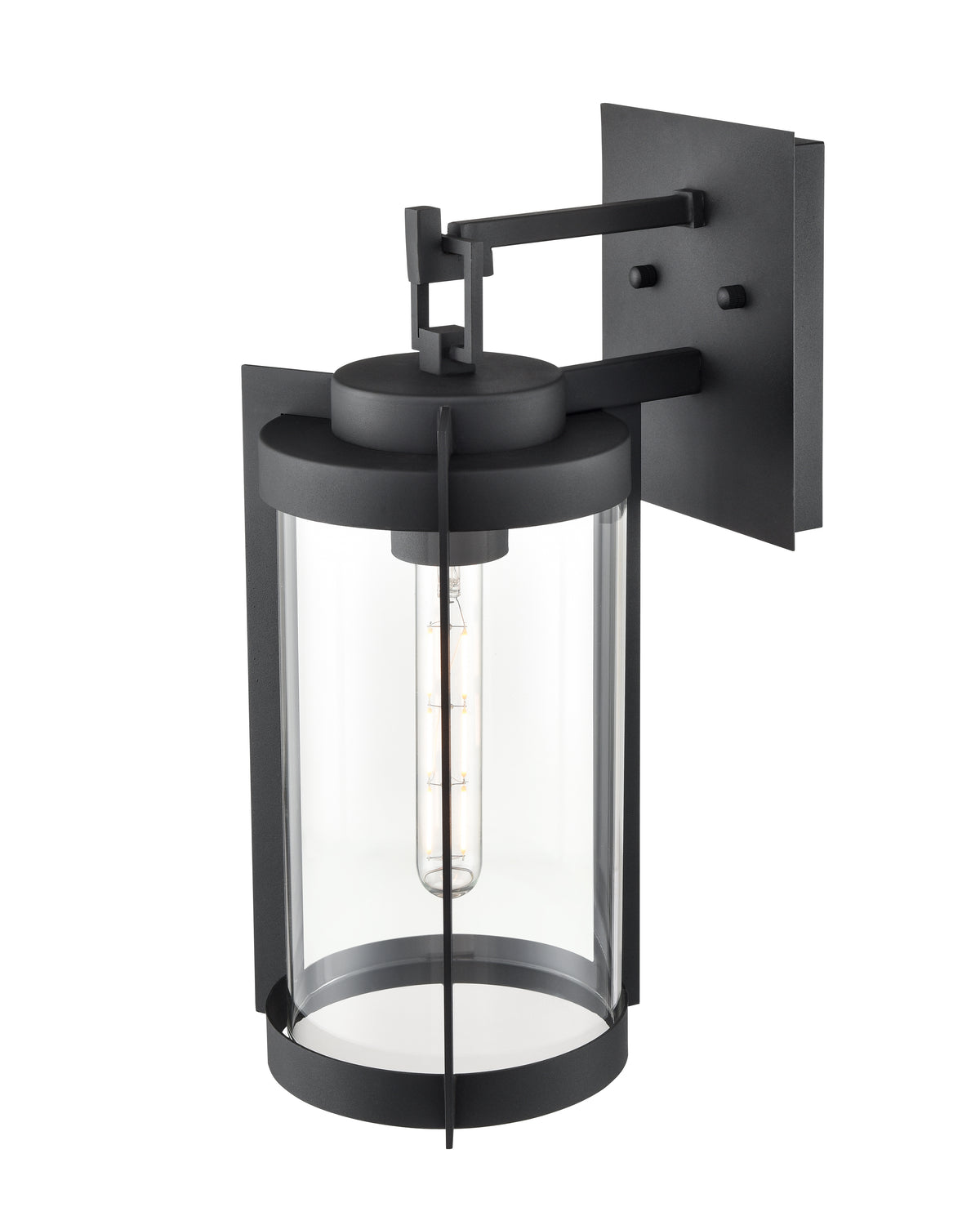 7.88'' Ellway Textured Black 1 Light Wall Sconce