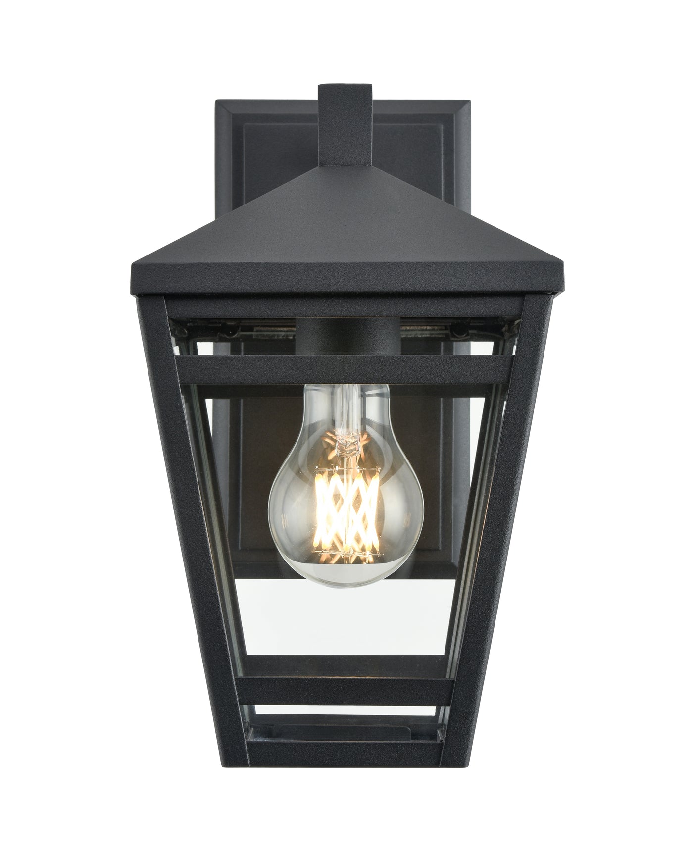 6'' Seager Textured Black 1 Light Wall Sconce