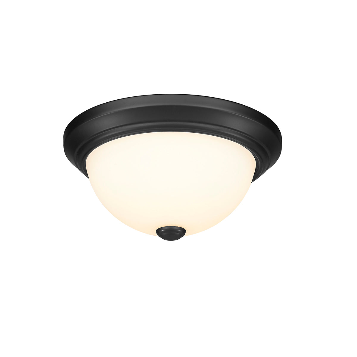 5.5'' Kipson Matte Black 2 Light Flush Mount