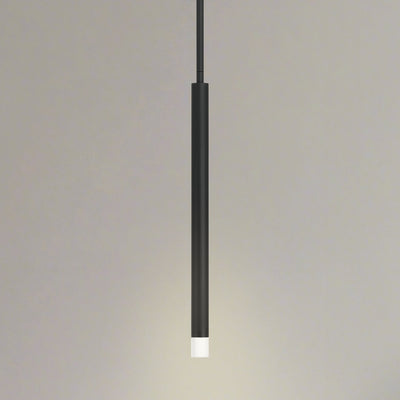 Manhattan 1-inch 1-light Matte Black LED Pendant Light