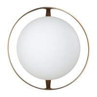 Parker 6-inch 1-light Champagne Gold Vanity Light with Etched Opal Glass Shade