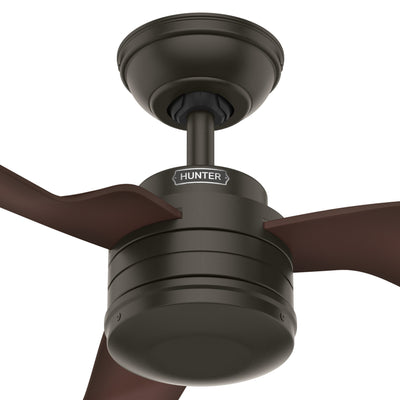 52 inch Cabo Frio New Bronze Damp Rated Ceiling Fan and Wall Control