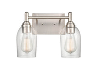 13.25'' Arlett Brushed Nickel 2 Light Bath Vanity