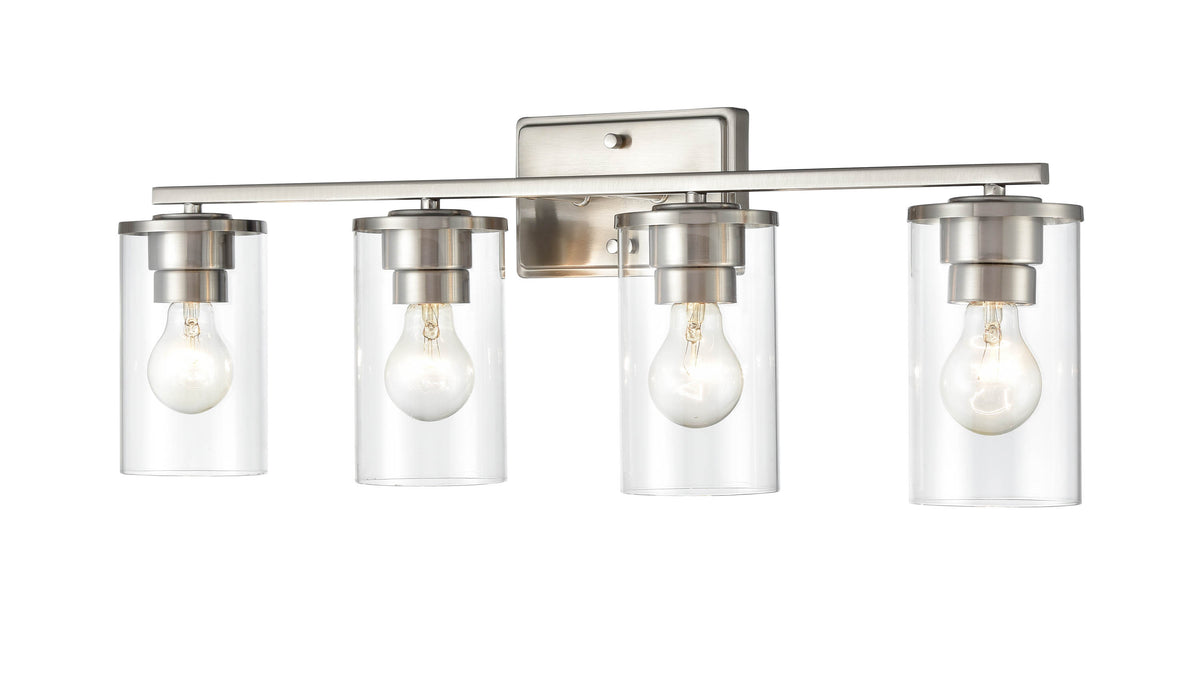27.63'' Verlana Brushed Nickel 4 Light Bath Vanity