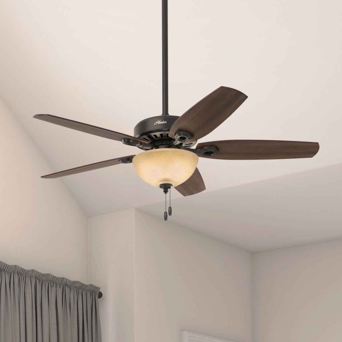 52 inch Builder New Bronze Ceiling Fan with LED Light Kit