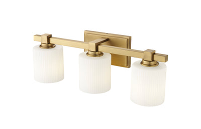 22'' Abelson Vintage Brass 3 Light Bath Vanity