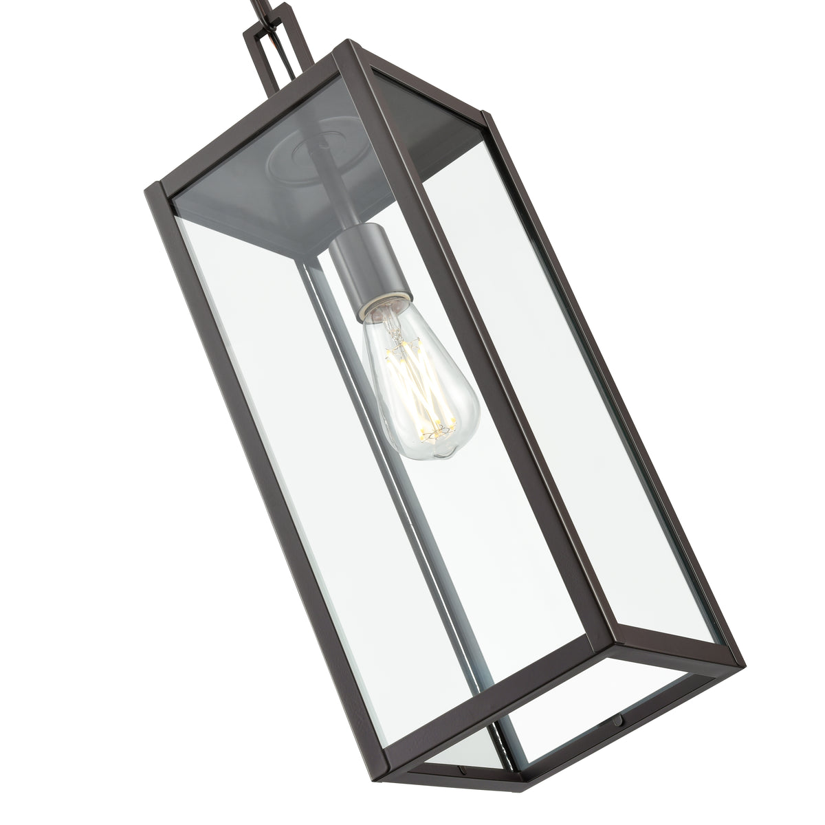 21.5'' Atless Powder Coated Bronze 1 Light Hanging Pendant
