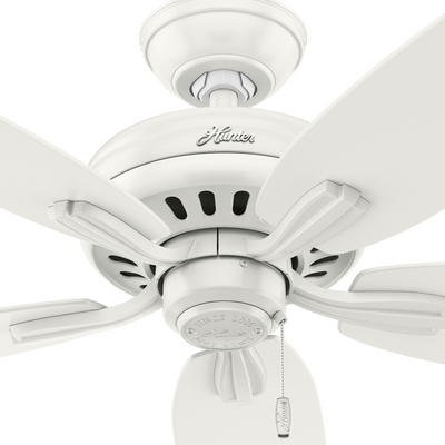 52 inch Newsome Fresh White Ceiling Fan and Pull Chain
