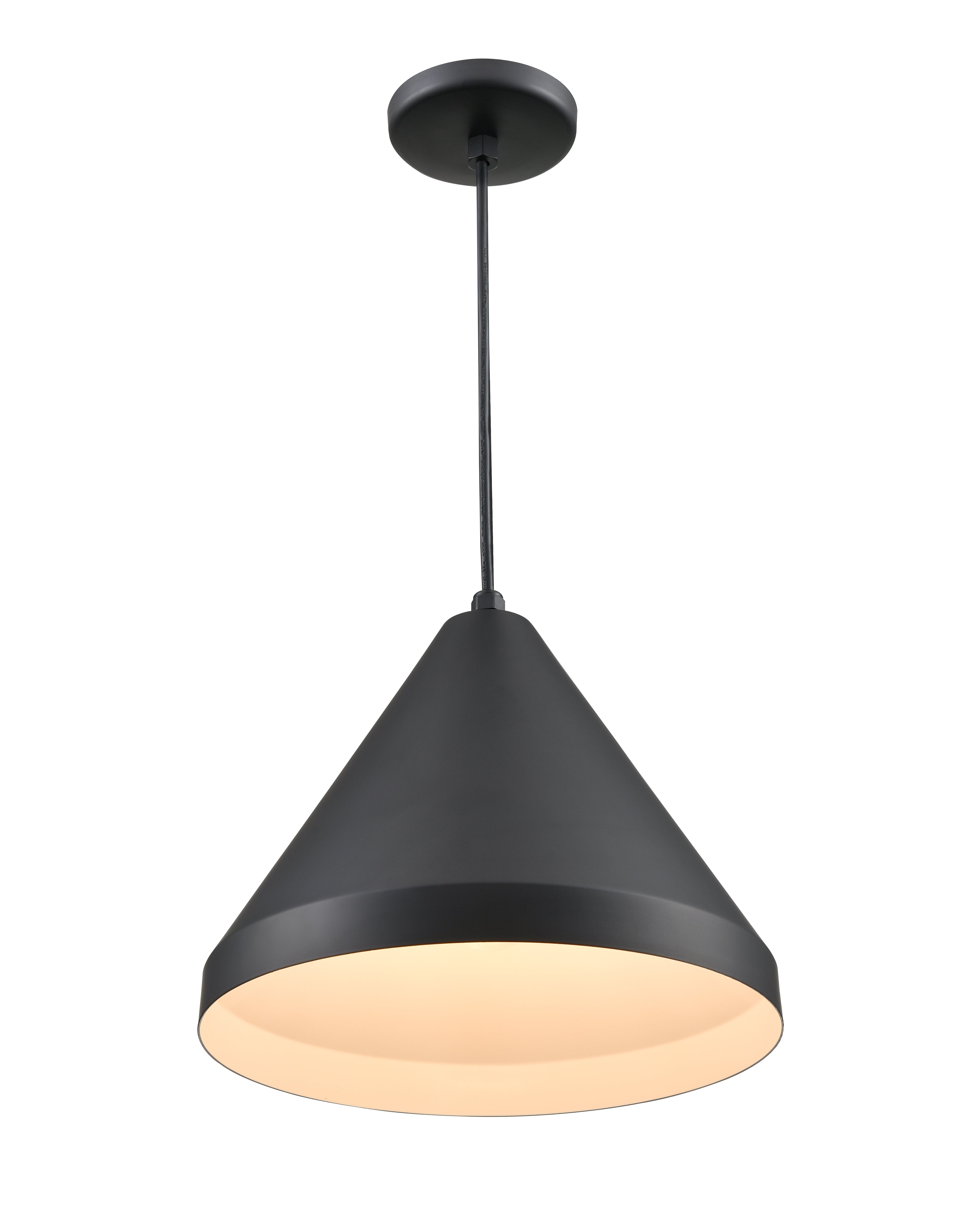 11.25'' R Series Satin Black 1 Light Pendant