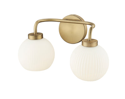 15'' Oprah Vintage Brass 2 Light Bath Vanity