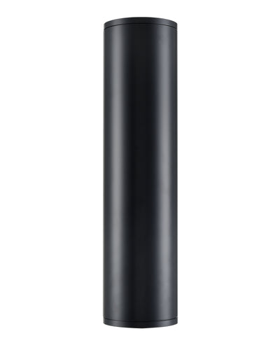 18-inch Vegas Powder Coated Black Outdoor Wall Sconce