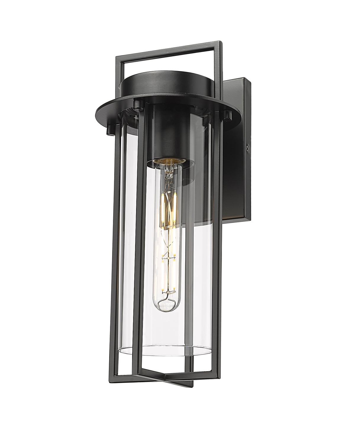 6'' Russell Powder Coated Black 1 Light Wall Sconce