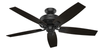 52 inch Bennett Matte Black Ceiling Fan with LED Light Kit