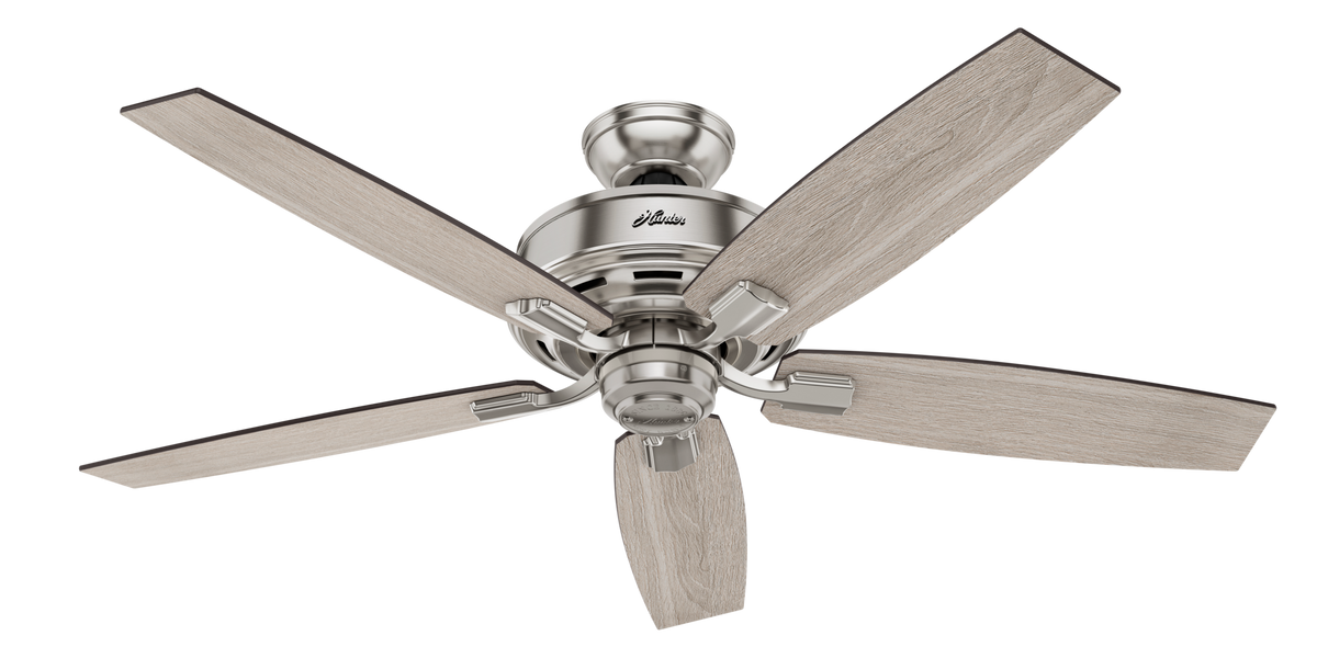 52 inch Bennett Brushed Nickel Ceiling Fan with LED Light Kit and Handheld Remote