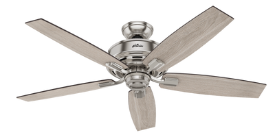 52 inch Bennett Brushed Nickel Ceiling Fan with LED Light Kit and Handheld Remote