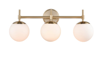 24''  Modern Gold 3 Light Bath Vanity