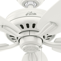 52 inch Newsome Fresh White Ceiling Fan and Pull Chain
