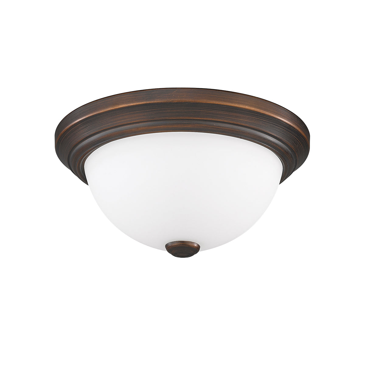 5.5'' Kipson Rubbed Bronze 2 Light Flush Mount