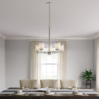 23'' Huderson Brushed Nickel 5 Light Chandelier