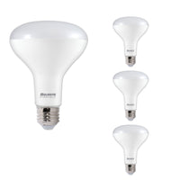 BR30 11W Dimmable Frost Filament LED Light Bulb with E26 Base, 3000K, 1000 Lumens, 4-Pack
