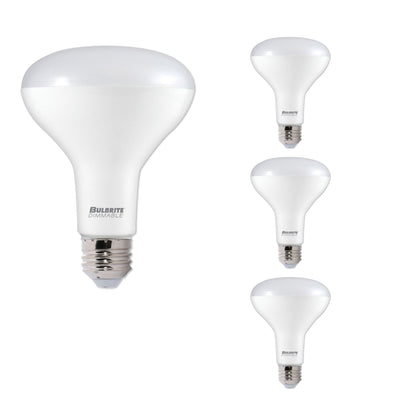 BR30 11W Dimmable Frost Filament LED Light Bulb with E26 Base, 3000K, 1000 Lumens, 4-Pack