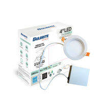 6-inch White 14W Dimmable LED J-Box Recessed Downlight, 3000K, 1100 Lumens, 2-Pack
